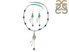 Green Aventurine/Amethyst Beaded  Jewelry Set BDD-12-1634