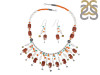 Moonstone/Sunstone/Carnelian Beaded  Jewelry Set BDD-12-1637