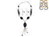Black Spinel/Black Rutile Beaded  Jewelry Set BDD-12-1642