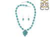 Turquoise Beaded  Jewelry Set BDD-12-1643