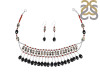 Black Spinel/Delmefia Jasper Beaded  Jewelry Set BDD-12-1648