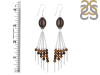 Tiger Eye/Iron Tiger Eye Beaded Earring BDD-3-107