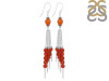 Carnelian Beaded Earring BDD-3-114