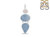 Blue Opal/Moonstone Pendant-2SP BLO-1-61
