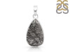 Black Rutile Pendant-SP BLR-1-12