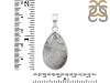 Black Rutile Pendant-SP BLR-1-6