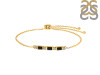 Black Tourmaline & White Topaz Bracelet BLS-RDB-139.