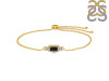 Black Tourmaline & White Topaz Bracelet BLS-RDB-140.