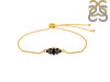 Black Tourmaline Bracelet With Adjustable Camera Lock BLS-RDB-142.