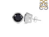 Black Tourmaline Stud Earring BLS-RDE-1433.