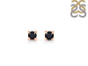 Black Tourmaline Stud Earring BLS-RDE-1296.