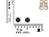 Black Tourmaline Stud Earring BLS-RDE-1296.