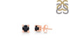 Black Tourmaline Stud Earring BLS-RDE-1296.