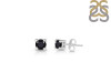 Black Tourmaline Stud Earring BLS-RDE-1296.
