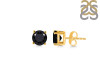 Black Tourmaline Stud Earring BLS-RDE-1349.