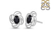 Black Tourmaline Stud Earring BLS-RDE-14.