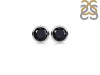 Black Tourmaline Stud Earring BLS-RDE-1426.
