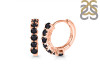 Black Tourmaline Hoop Hoop Earring BLS-RDE-1473.