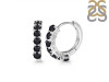 Black Tourmaline Hoop Hoop Earring BLS-RDE-1473.