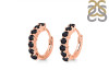 Black Tourmaline Hoop Hoop Earring BLS-RDE-1473.