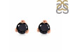 Black Tourmaline Stud Earring BLS-RDE-1517.