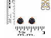 Black Tourmaline Stud Earring BLS-RDE-1517.