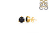 Black Tourmaline Stud Earring BLS-RDE-1564.