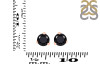 Black Tourmaline Stud Earring BLS-RDE-1565.