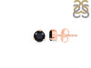 Black Tourmaline Stud Earring BLS-RDE-1565.