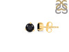 Black Tourmaline Stud Earring BLS-RDE-1565.