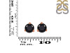 Black Tourmaline Stud Earring BLS-RDE-1566.