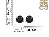 Black Tourmaline Stud Earring BLS-RDE-1567.