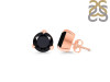 Black Tourmaline Stud Earring BLS-RDE-1570.