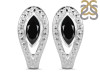Black Tourmaline Stud Earring BLS-RDE-17.