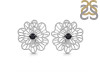 Black Tourmaline Stud Earring BLS-RDE-60.