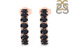 Black Tourmaline Hoop Earring BLS-RDE-975.