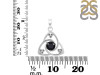 Black Tourmaline Triangle Pendant BLS-RDEP-878.