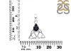 Black Tourmaline Triquetra Pendant BLS-RDEP-892.