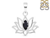 Black Tourmaline Lotus Pendant BLS-RDN-166.