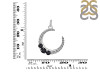 Black Tourmaline & White Topaz Pendant BLS-RDP-728.