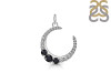 Black Tourmaline & White Topaz Pendant BLS-RDP-728.
