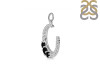 Black Tourmaline & White Topaz Pendant BLS-RDP-728.