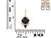 Black Tourmaline & White Topaz Pendant BLS-RDP-729.