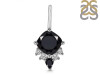 Black Tourmaline & White Topaz Pendant BLS-RDP-729.