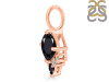 Black Tourmaline & White Topaz Pendant BLS-RDP-729.