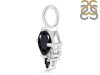 Black Tourmaline & White Topaz Pendant BLS-RDP-729.
