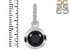 Black Tourmaline & White Topaz Pendant BLS-RDP-960-CZ-LOOP.