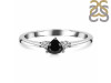Black Tourmaline  & White Topaz Ring BLS-RDR-2543.