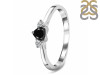Black Tourmaline  & White Topaz Ring BLS-RDR-2543.