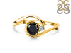 Black Tourmaline & White Topaz Ring BLS-RDR-2622.